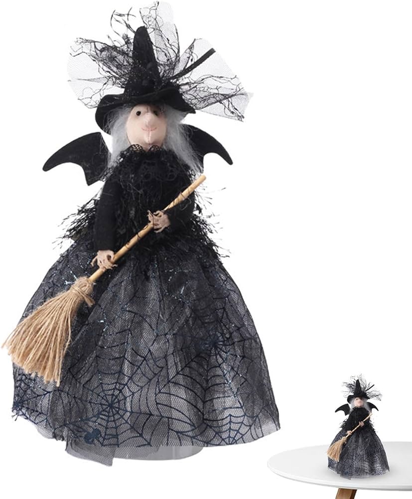 Amazon.co.jp: 黒魔女人形、魔女コレクタブルフィギュア,ハロウィン